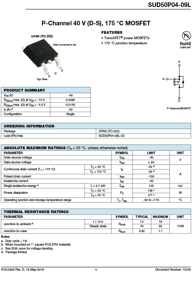 SUD50P04-09L-E3-1