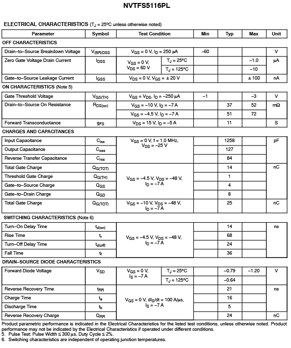 NVTFS5116PLTAG-2