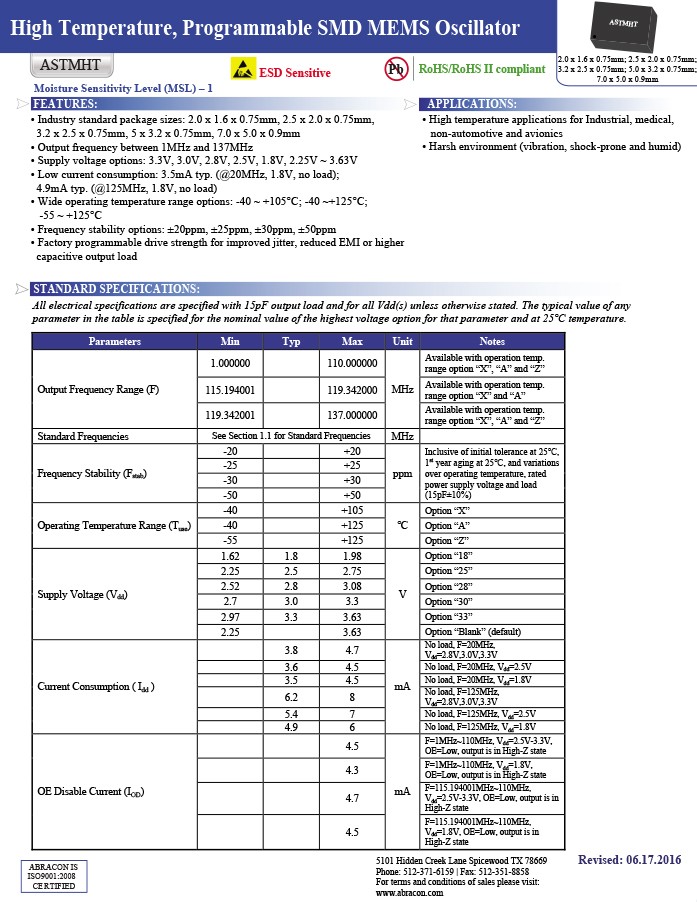 ASTMHTE-25.000MHZ-AJ-E-T-1